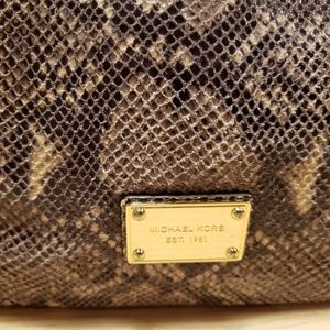 Michael Kors Snakeprint Shoulder Bag
